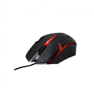 Ratón Qinox con Luces Led Multicolor y Óptico con Conexión USB