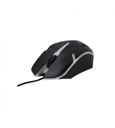 Ratón Qinox con Luces Led Multicolor y Óptico con Conexión USB