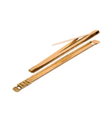 Encuadernador fastener dorado liderpapel caja de 100 unidades