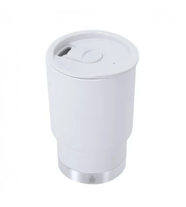 Vaso Térmico Clancy de 380 ml de PP Reciclado y Acero Inoxidable Reciclado