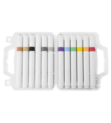 SET 12 ROTULADORES ACRILICOS KOLORIN