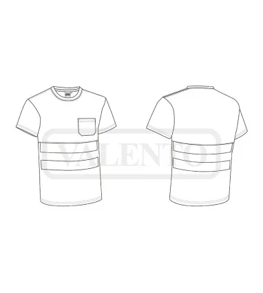 Camiseta de Alta Visibilidad de Manga Corta DEMOLITION