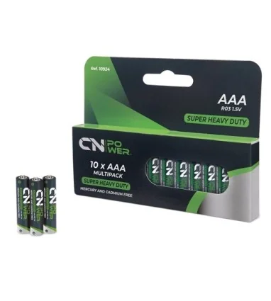 PACK DE PILAS R03-AAA CN POWER (10 UNIDADES)