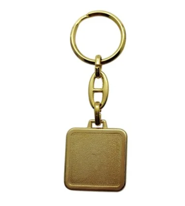 Llavero Cuadrado Dorado Cajera Estándar Guardia Civil