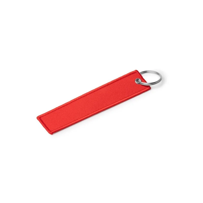 Llavero rectangular de tela TOMCAT de RPET