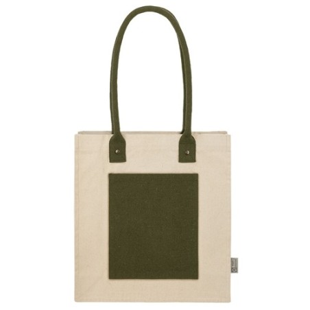 Bolsa de algodón canvas reciclado de 350grs con asa larga SURAT