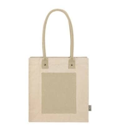 Bolsa de algodón canvas reciclado de 350grs con asa larga SURAT
