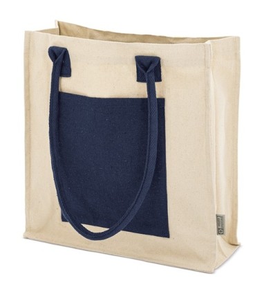 Bolsa de algodón canvas reciclado de 350grs con asa larga SURAT