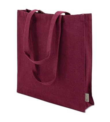 Bolsa de algodon reciclado con asa larga SHEBEL