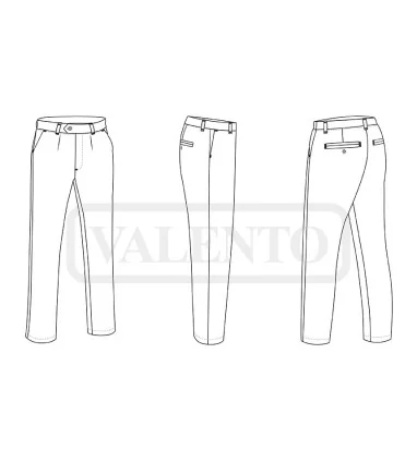 Pantalón de vestir con pinzas DAMON