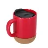 Taza Shivak de 330 ml de Cerámica y Corcho con tapa