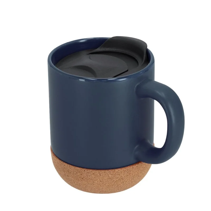 Taza Shivak de 330 ml de Cerámica y Corcho con tapa