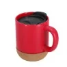 Taza Shivak de 330 ml de Cerámica y Corcho con tapa