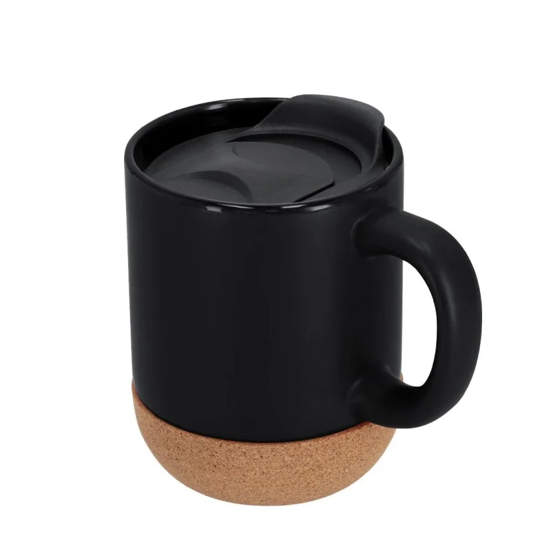 Taza Shivak de 330 ml de Cerámica y Corcho con tapa