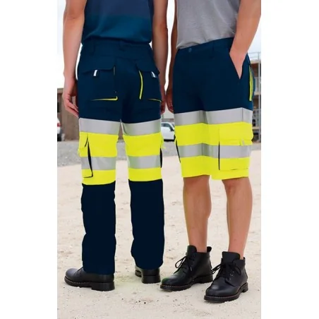 Pantalón desmontable Alta Visibilidad PRODAR