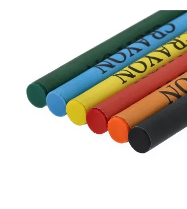 Caja de 6 Ceras Cucko presentado en caja de cartón blanca