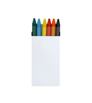 Caja de 6 Ceras Cucko presentado en caja de cartón blanca