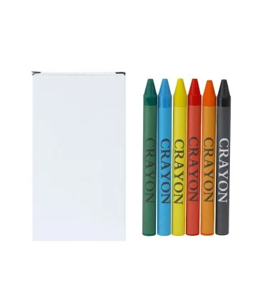 Caja de 6 Ceras Cucko presentado en caja de cartón blanca