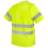 CAMISETA CON BOLSILLO Y BANDAS REFLECTANTES KRZ Amarillo