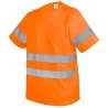 CAMISETA CON BOLSILLO Y BANDAS REFLECTANTES KRZ Naranja