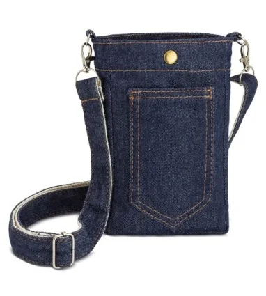 Bolsa bandolera o BOLSO PORTATODO ASTREA de color vaquero