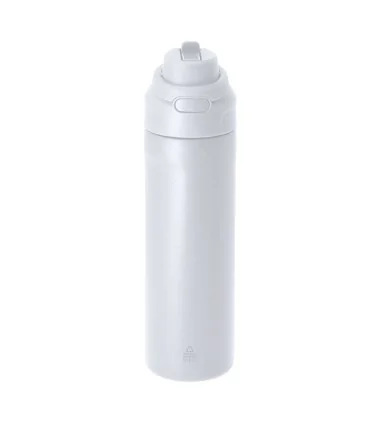 Bidón Térmico Ninivek de 700 ml de Acero Inoxidable Reciclado con pajita