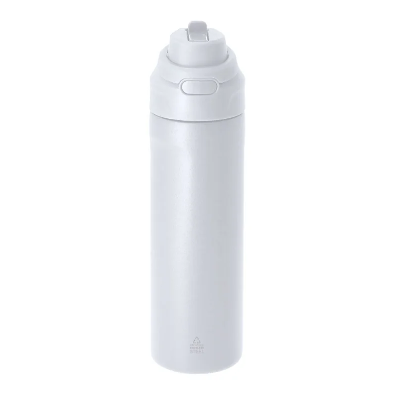 Bidón Térmico Ninivek de 700 ml de Acero Inoxidable Reciclado con pajita