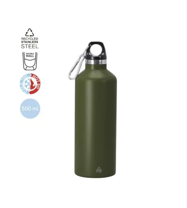 Bidón Térmico Angkor de 500 ml de Acero Inoxidable Reciclado