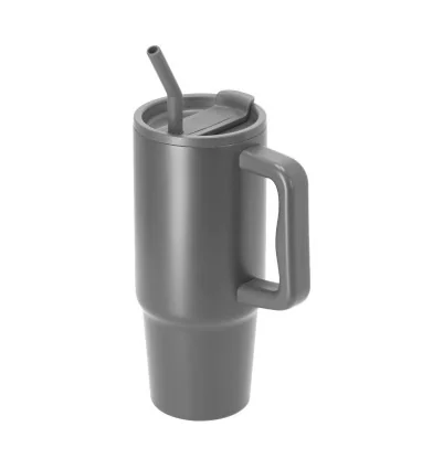 Taza Térmica Yukon de 900 ml de Acero Inoxidable Reciclado con pajita