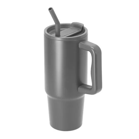 Taza Térmica Yukon de 900 ml de Acero Inoxidable Reciclado con pajita
