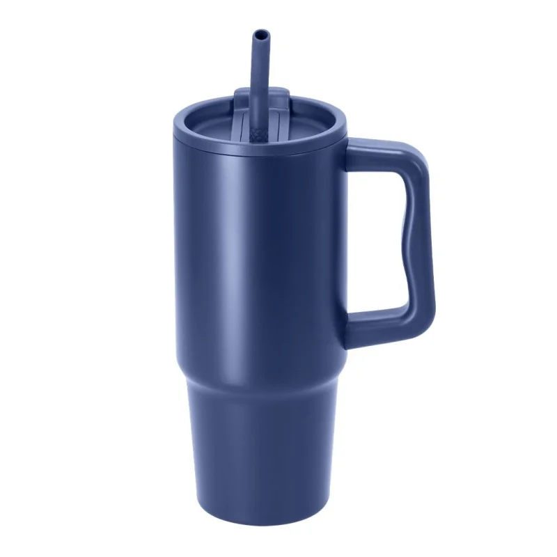 Taza Térmica Yukon de 900 ml de Acero Inoxidable Reciclado con pajita