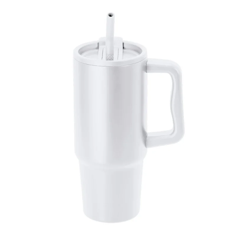 Taza Térmica Yukon de 900 ml de Acero Inoxidable Reciclado con pajita