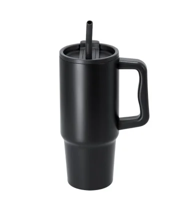 Taza Térmica Yukon de 900 ml de Acero Inoxidable Reciclado con pajita