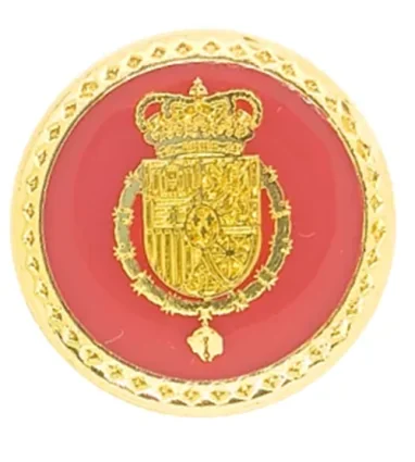 Pin Casa Real Felipe VI Fondo Rojo-Carmesi con envío incluido