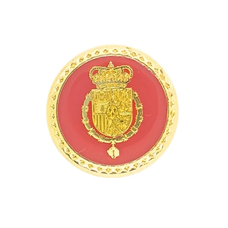 Pin Casa Real Felipe VI Fondo Rojo-Carmesi con envío incluido