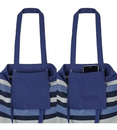 BOLSA RAYAS DE ALGODÓN RECICLADO TRINITY