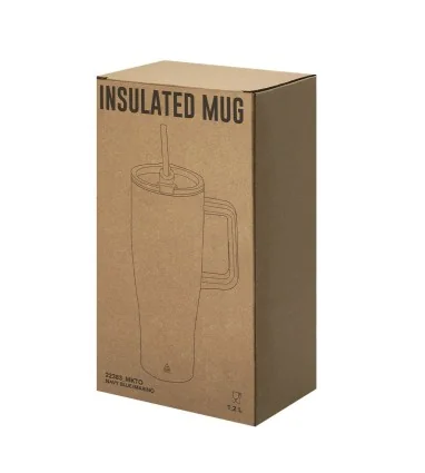 Taza Térmica Leandrok de 1,2 L itros de Acero Inoxidable Reciclado