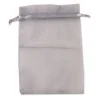 pack de 20 Bolsas de organza 18 x 24,8 cm plateada para regalos, bodas, comuniones y detalles