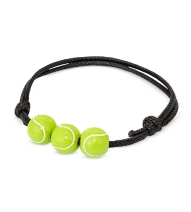 PACK DE 10 PULSERAS AJUSTABLES SPORTY TENIS