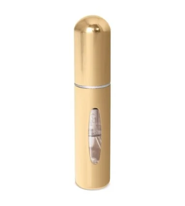 PERFUMADOR ESENCIA Recargable de Bolsillo de Aluminio y cristal