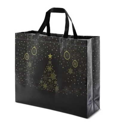 BOLSA REGALO XMAS LIGHTS con motivos navideños