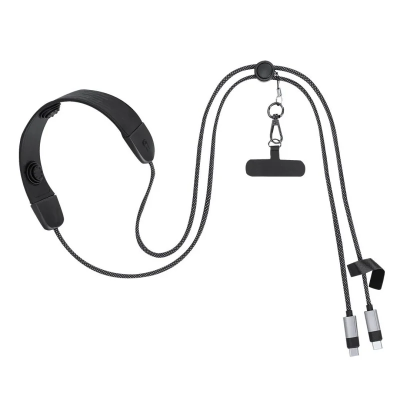 Cable Cargador Herbon USB-C PD 100W con Masajeador de Cuello y Soporte para Móvil