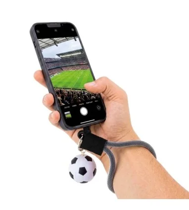 Sujeta Móvil BLASIS con Lanyard de Fútbol Ajustable