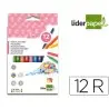 ROTULADOR LIDERPAPEL CAJA 12 COLORES
