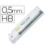 MINAS LIDERPAPEL GRAFITO 0.5 MM HB TUBO DE 12 MINAS