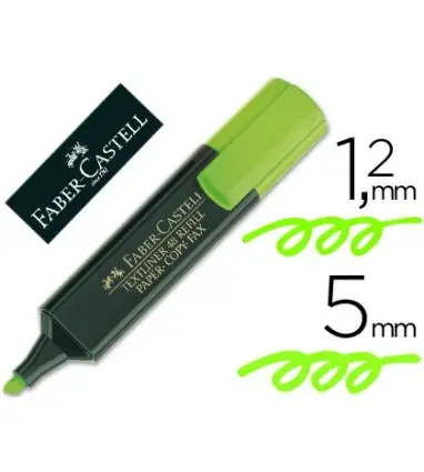 ROTULADOR FABER FLUORESCENTE 48-63 VERDE