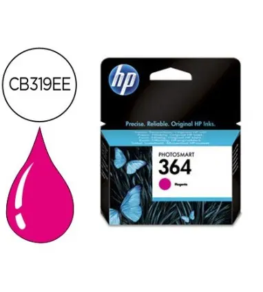 INK-JET HP 364 MAGENTA PHOTOSMART PREMIUM -C309A/ SERIES C5300 /C6300/ B8500/D5400 -300PAG