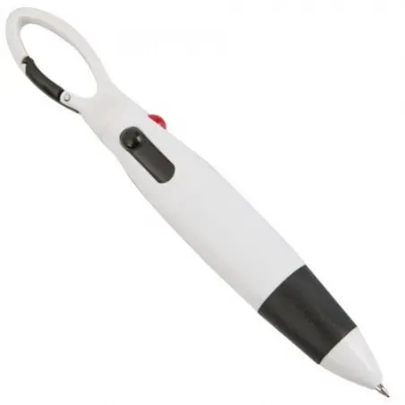 BOLIGRAFO 4 COLORES CON MOSQUETON