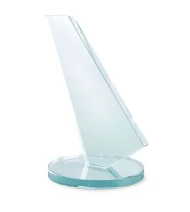 TROFEO VIDRIO FORMA VELA