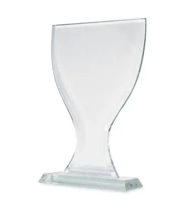 TROFEO VIDRIO FORMA COPA